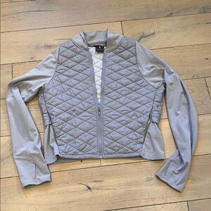 Nike Women's Quilted running  Jacket - Light tan, medium